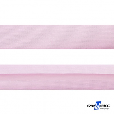 Косая бейка атласная "Омтекс" 15 мм х 132 м, цв. 212 светло-розовый - купить в Нефтекамске. Цена: 225.81 руб.
