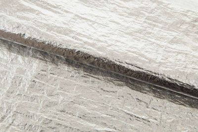 Текстильный материал "Диско"#1805 с покрытием РЕТ, 40гр/м2, 100% полиэстер, цв.2-серебро - купить в Нефтекамске. Цена 444.86 руб.