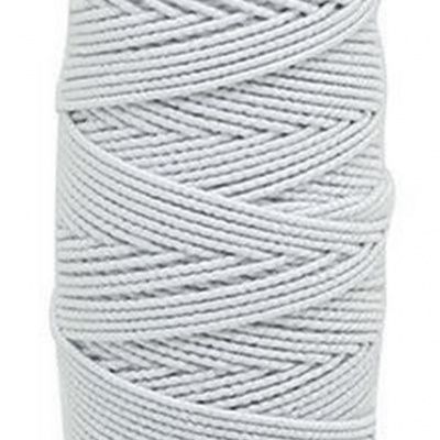 Нитка - резинка Спандекс 25 м (уп-10шт)-белые - купить в Нефтекамске. Цена: 35.65 руб.