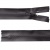 Молния водонепроницаемая PVC Т-7, 20 см, неразъемная, цвет (301)-т.серый - купить в Нефтекамске. Цена: 21.56 руб.