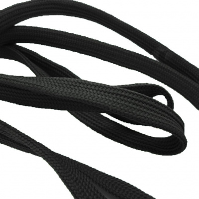 Шнурки т.5 110 см черный - купить в Нефтекамске. Цена: 23.25 руб.