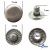 Кнопка металлическая "Альфа" с пружиной, 15 мм (уп. 720+/-20 шт), цвет никель - купить в Нефтекамске. Цена: 1 481.69 руб.