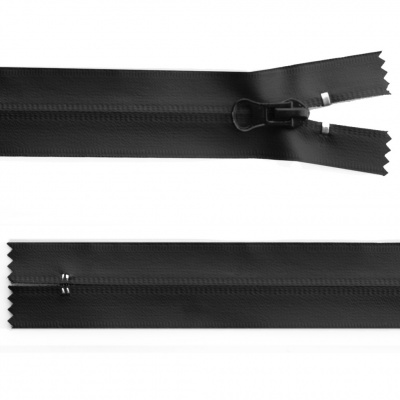 Молния водонепроницаемая PVC Т-7, 18 см, неразъемная, цвет чёрный - купить в Нефтекамске. Цена: 21.20 руб.