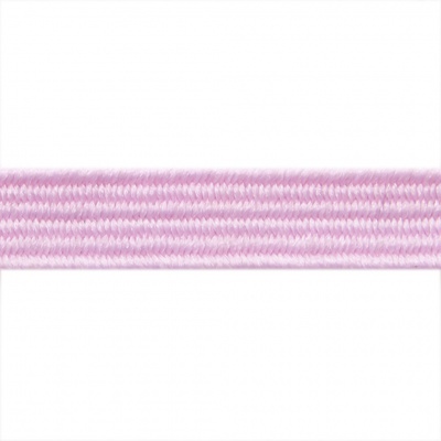 Резиновые нити с текстильным покрытием, шир. 6 мм ( упак.30 м/уп), цв.- 80-розовый - купить в Нефтекамске. Цена: 155.22 руб.