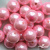 0404-00108-Бусины пластиковые под жемчуг "ОмТекс", 16 мм, (уп.50гр=24+/-1шт) цв.101-св.розовый - купить в Нефтекамске. Цена: 44.18 руб.