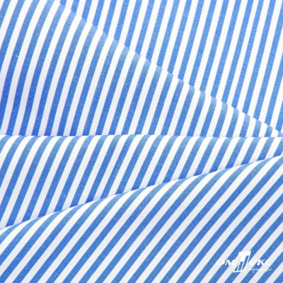 Ткань сорочечная Полоска Кенди, 115 г/м2, 58% пэ,42% хл, шир.150 см, цв.3-синий, (арт.110) - купить в Нефтекамске. Цена 306.69 руб.