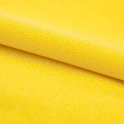 Креп стрейч Амузен 12-0752, 85 гр/м2, шир.150см, цвет жёлтый - купить в Нефтекамске. Цена 194.07 руб.