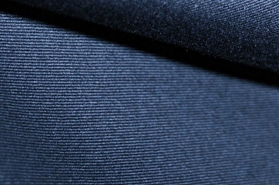 Ткань костюмная 8874/3, цвет темно-синий, 100% полиэфир - купить в Нефтекамске. Цена 433.60 руб.