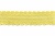 Тесьма кружевная 0621-1212А, шир. 45 мм/уп. 20+/-1 м, цвет 017-жёлтый - купить в Нефтекамске. Цена: 1 033.32 руб.