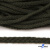 Шнур плетеный d-6 мм круглый, 70% хлопок 30% полиэстер, уп.90+/-1 м, цв.1075-хаки - купить в Нефтекамске. Цена: 588 руб.