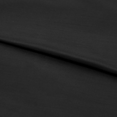 Ткань подкладочная Таффета, антист., 54 гр/м2, шир.150см, цвет чёрный - купить в Нефтекамске. Цена 61.01 руб.