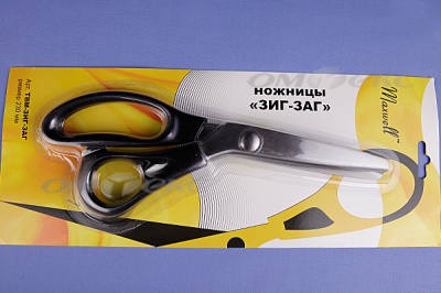 Ножницы ЗИГ-ЗАГ "MAXWELL" 230 мм - купить в Нефтекамске. Цена: 1 041.25 руб.