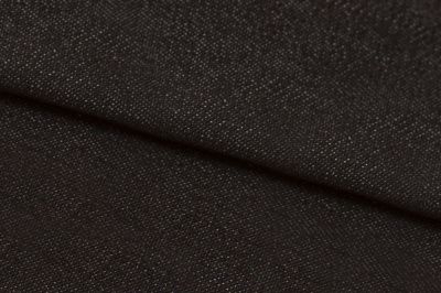 Ткань джинсовая №96, 160 гр/м2, шир.148см, цвет чёрный - купить в Нефтекамске. Цена 350.42 руб.