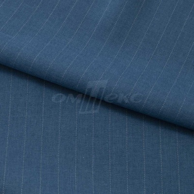 Костюмная ткань "Жаклин", 188 гр/м2, шир. 150 см, цвет серо-голубой - купить в Нефтекамске. Цена 430.84 руб.