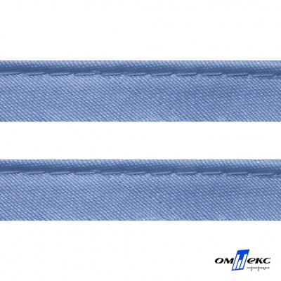 Кант атласный 126, шир. 12 мм (в упак. 65,8 м), цвет голубой - купить в Нефтекамске. Цена: 237.16 руб.