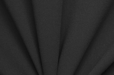 Костюмная ткань с вискозой "Бриджит", 210 гр/м2, шир.150см, цвет чёрный - купить в Нефтекамске. Цена 570.73 руб.
