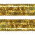 Тесьма с пайетками D16, шир. 20 мм/уп. 25+/-1 м, цвет золото - купить в Нефтекамске. Цена: 778.19 руб.