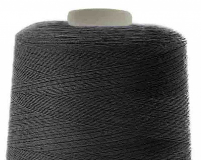 Швейные нитки (армированные) 28S/2, нам. 2 500 м, цвет чёрный - купить в Нефтекамске. Цена: 139.91 руб.