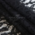 Кружевное полотно #2307, 145 гр/м2, шир.150см, цвет чёрный - купить в Нефтекамске. Цена 449.07 руб.