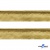Кант атласный 136, шир. 12 мм (в упак. 65,8 м), цвет золото - купить в Нефтекамске. Цена: 433.08 руб.
