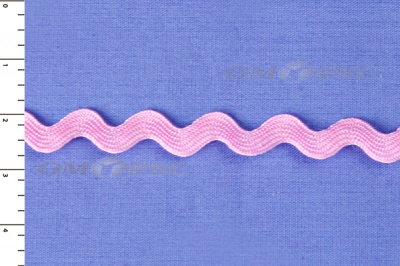 Тесьма плетеная "Вьюнчик"/бл.розовый - купить в Нефтекамске. Цена: 37.25 руб.