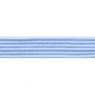 Резиновые нити с текстильным покрытием, шир. 6 мм ( упак.30 м/уп), цв.- 108-голубой - купить в Нефтекамске. Цена: 155.22 руб.
